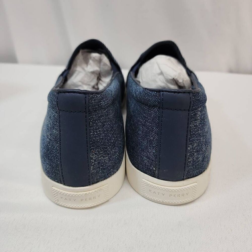 Katy Perry Women's Size 11 The Kerry Sneaker Anchor Denim Comfort Flat New - Picture 5 of 10